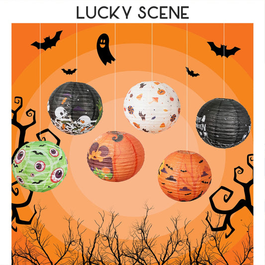 Halloween Festive Lantern Set - Halloween - Lanterns & Candle Holders - Scribble Snacks