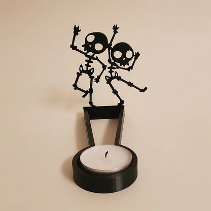 Halloween Fun Candle Holder Decorations - 0 - Scribble Snacks