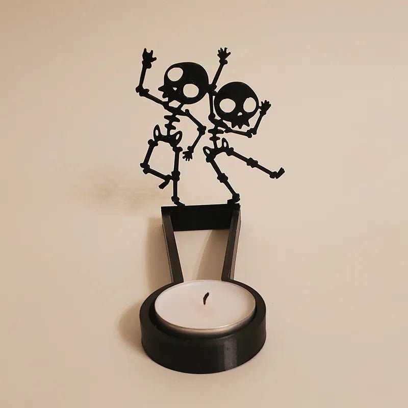 Halloween Funny Candle Holder Desktop Furnishings Ornaments - 0 - Scribble Snacks