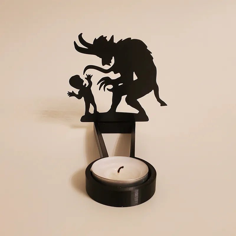 Halloween Funny Candle Holder Desktop Furnishings Ornaments - 0 - Scribble Snacks