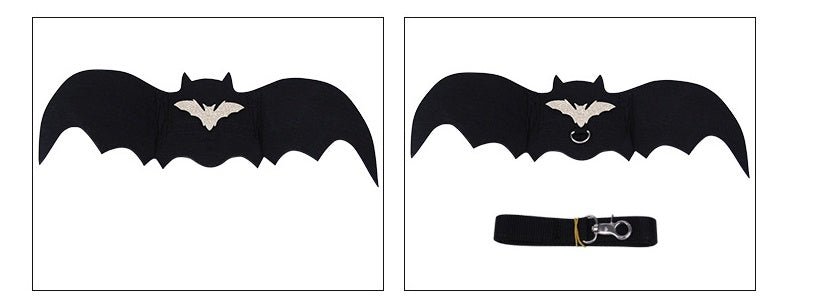 Halloween funny pet bat wings dog clothes - 0 - Scribble Snacks