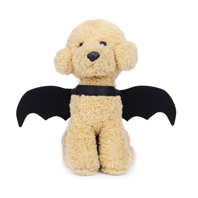 Halloween funny pet bat wings dog clothes - 0 - Scribble Snacks