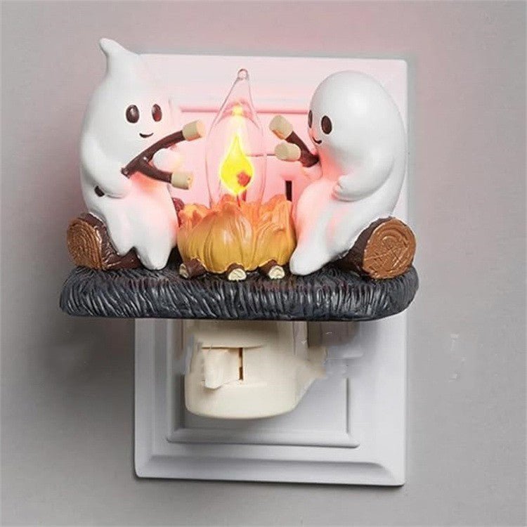 Halloween Ghost Campfire Night Light - 0 - Scribble Snacks