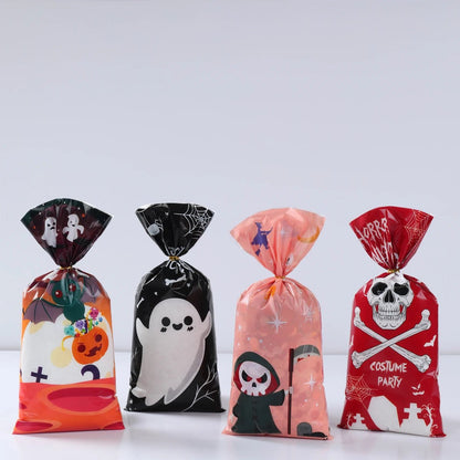 Halloween Ghost Cat Gift Bags - Halloween - Candy Buckets & Holders - Scribble Snacks