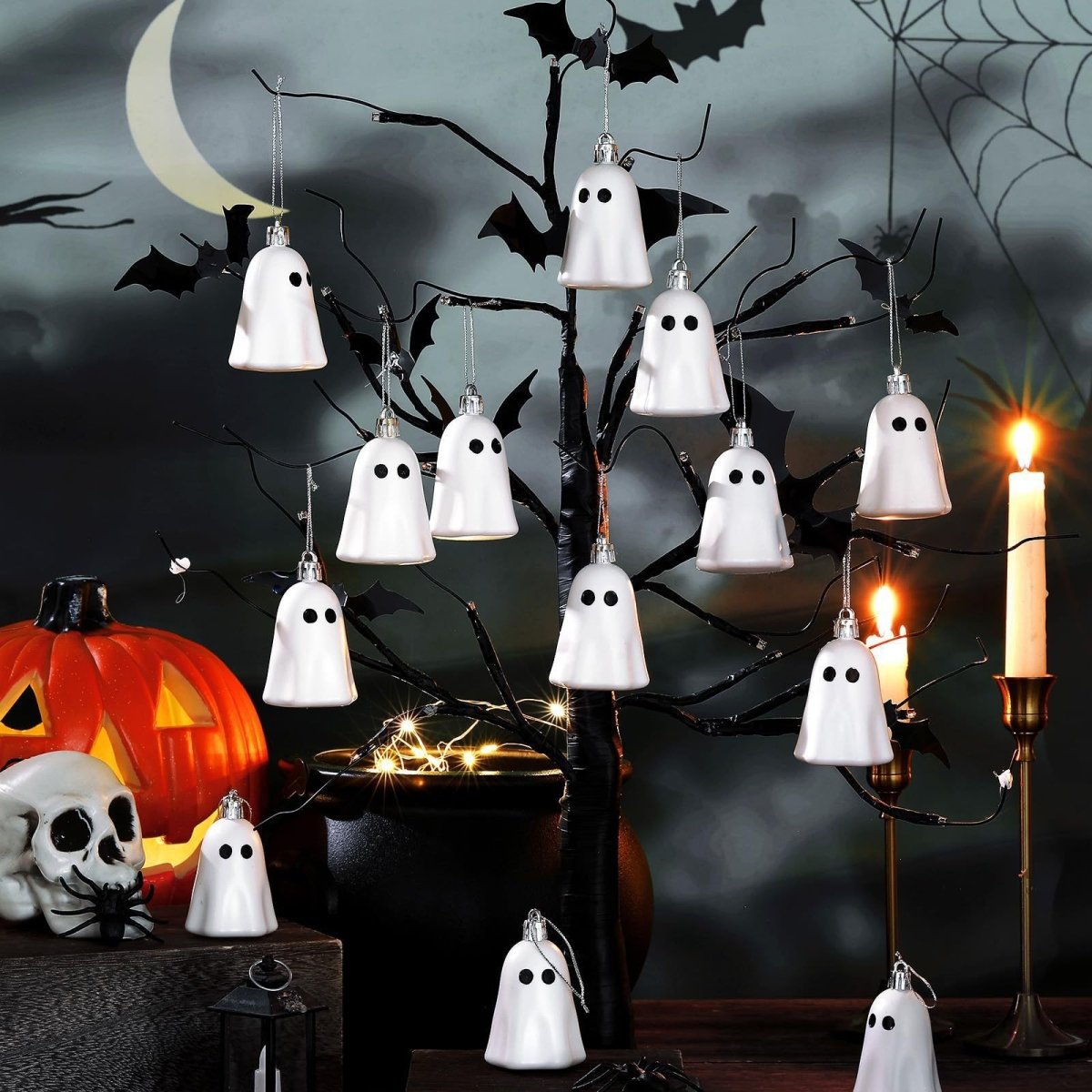 Halloween Ghost Decoration Suspension Parts - 0 - Scribble Snacks