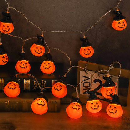 Halloween Ghost Festival Series Led Pumpkin Lamp - 0 - Scribble Snacks