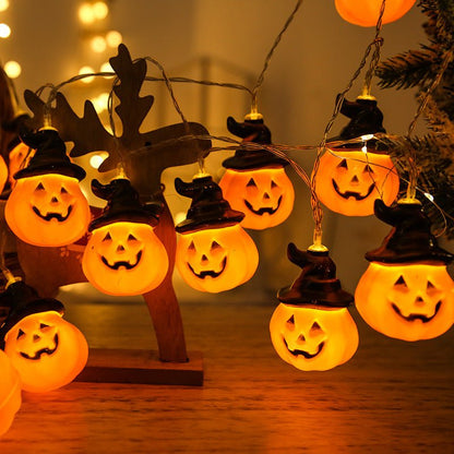 Halloween Ghost Festival Series Led Pumpkin Lamp - 0 - Scribble Snacks