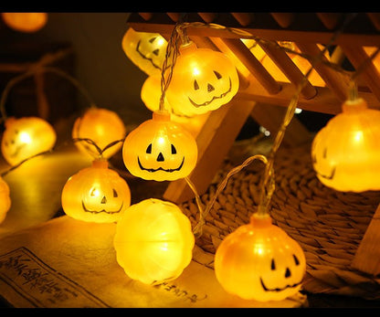 Halloween Ghost Festival Series Led Pumpkin Lamp - 0 - Scribble Snacks