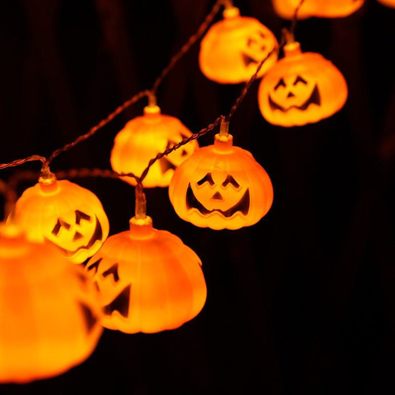 Halloween Ghost Festival Series Led Pumpkin Lamp - 0 - Scribble Snacks