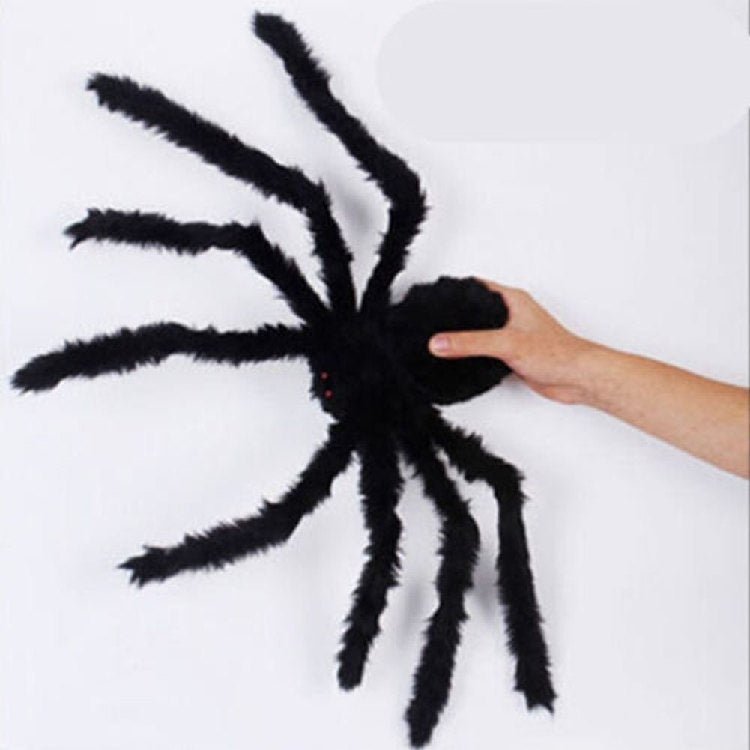 Halloween Ghost Festival Supplies Bar Decoration Props Plush Spider Haunted House Prop Indoor Outdoor Giant Decor - 0 - Scribble Snacks