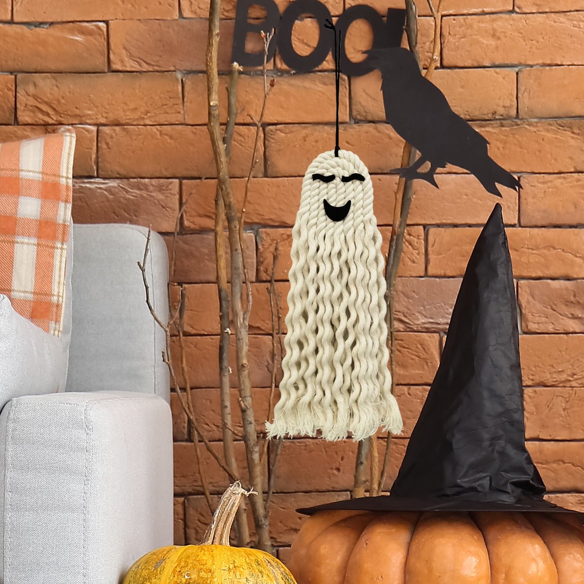 Halloween Ghost Hanging Decoration Holiday Wall Decoration - 0 - Scribble Snacks