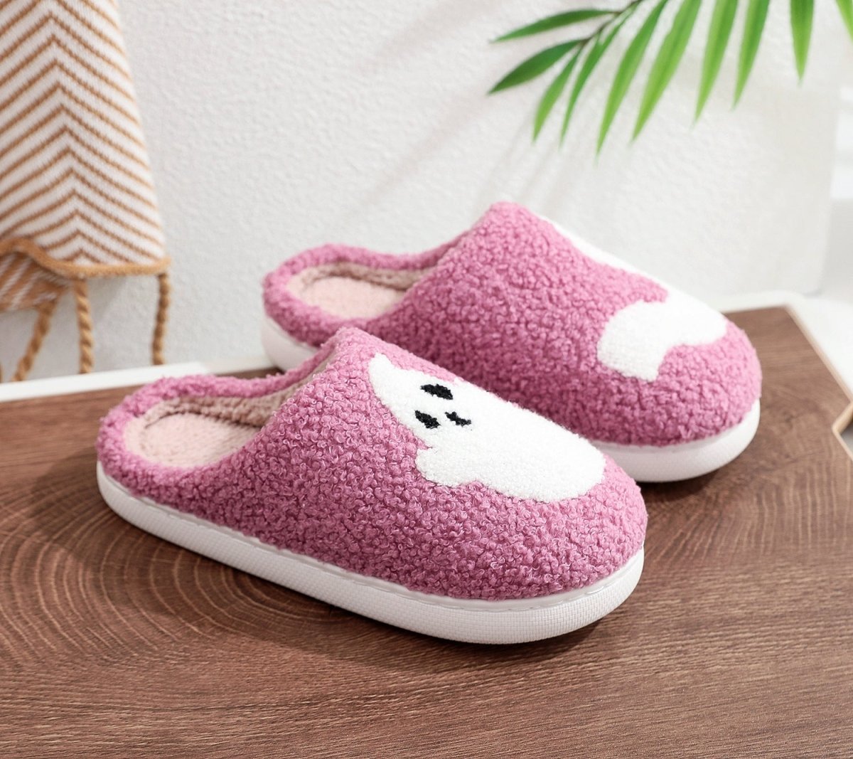 Halloween Ghost Home Cute Cartoon Household Cotton Slippers - 0 - Scribble Snacks