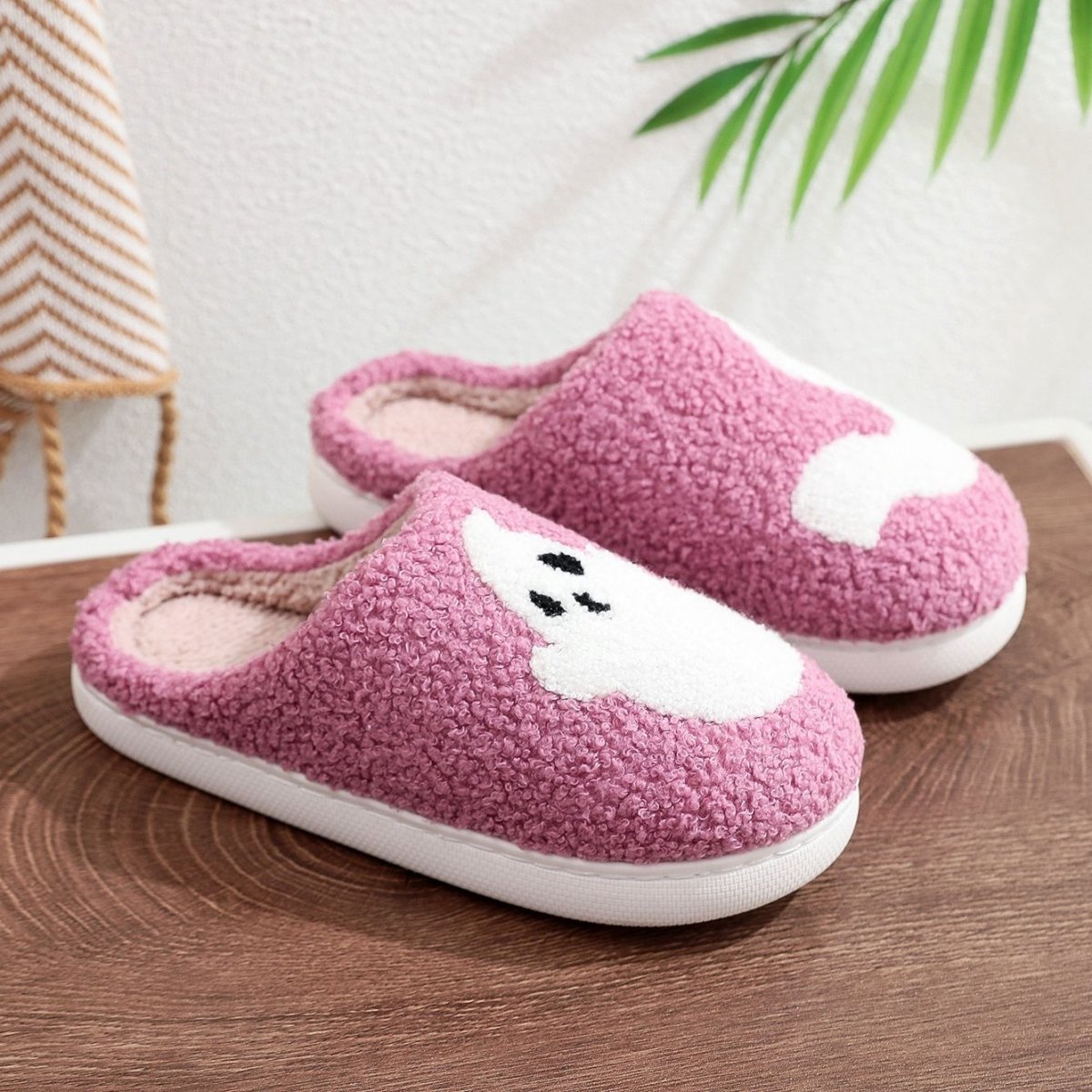 Halloween Ghost Home Cute Cartoon Household Cotton Slippers - 0 - Scribble Snacks