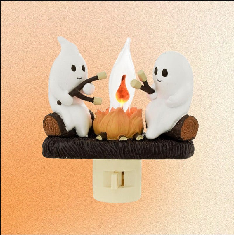 Halloween Ghost Lights Ornaments - 0 - Scribble Snacks