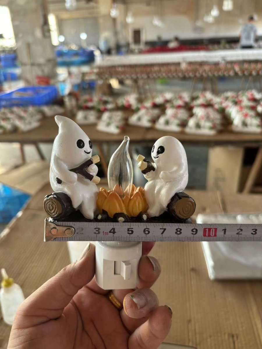 Halloween Ghost Lights Ornaments - 0 - Scribble Snacks