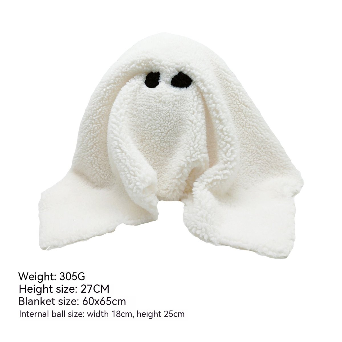 Halloween Ghost Plush Toy Doll Halloween Decorations - 0 - Scribble Snacks