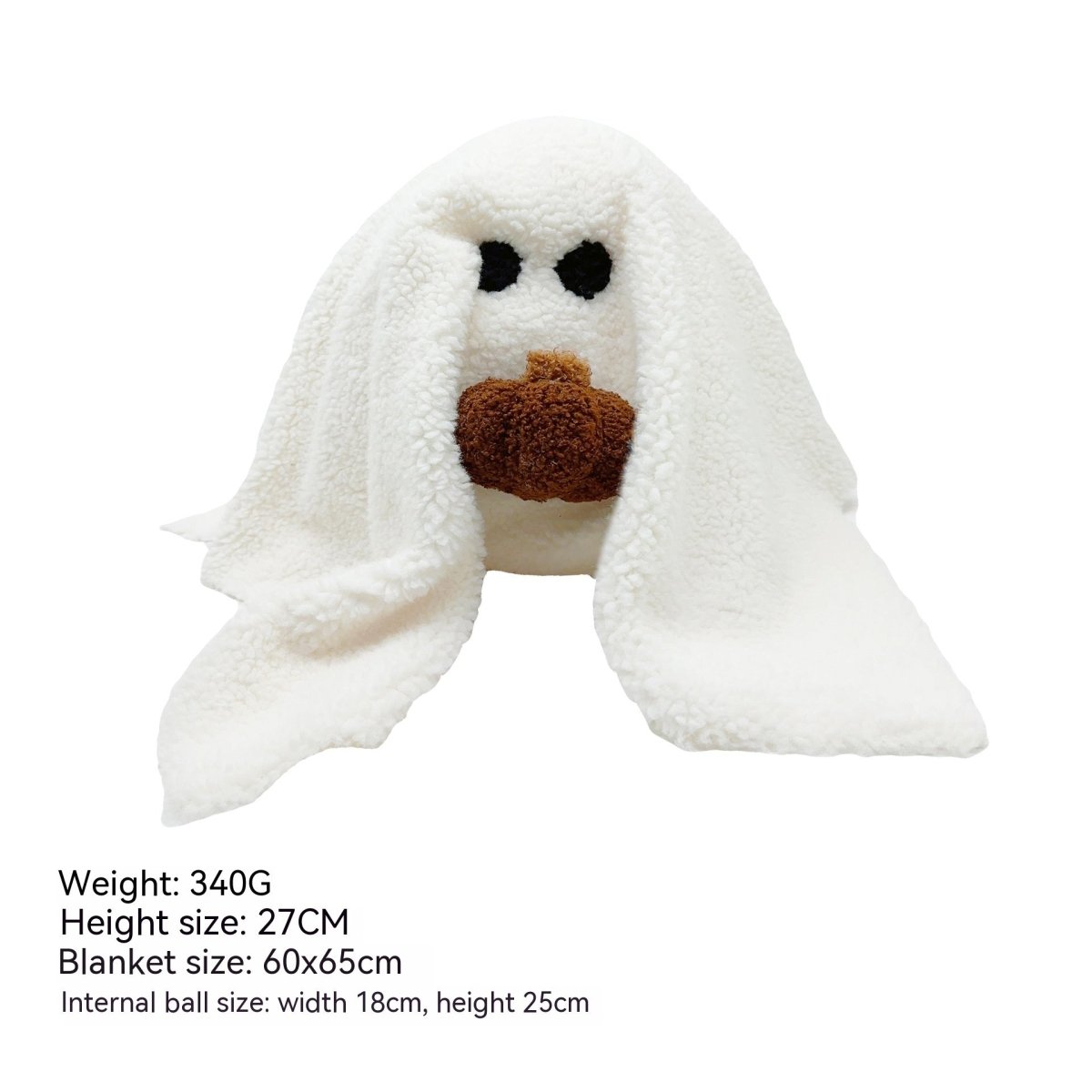 Halloween Ghost Plush Toy Doll Halloween Decorations - 0 - Scribble Snacks