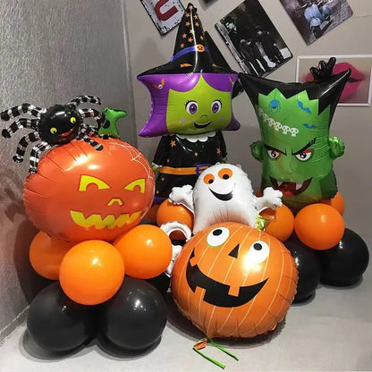 Halloween Ghost Pumpkin Balloon Set - Halloween - Balloons & Garlands - Scribble Snacks