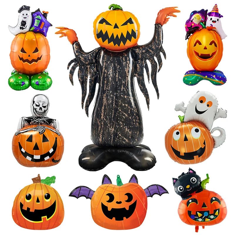 Halloween Ghost Pumpkin Balloon Set - Halloween - Balloons & Garlands - Scribble Snacks