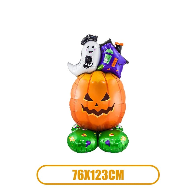 Halloween Ghost Pumpkin Balloon Set - Halloween - Balloons & Garlands - Scribble Snacks