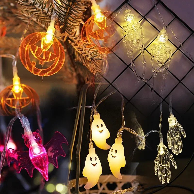 Halloween Ghost Pumpkin Lantern Decor - Halloween - Lanterns & Candle Holders - Scribble Snacks