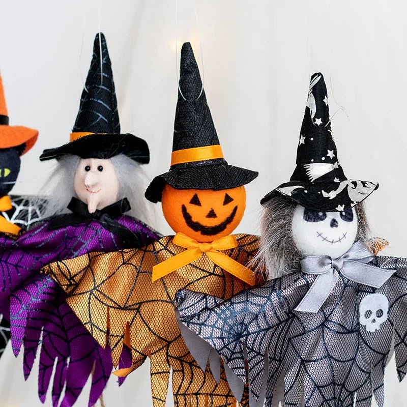 Halloween Ghost Pumpkin Witch Decor - Halloween - Party Banners & Hanging Ornaments - Scribble Snacks