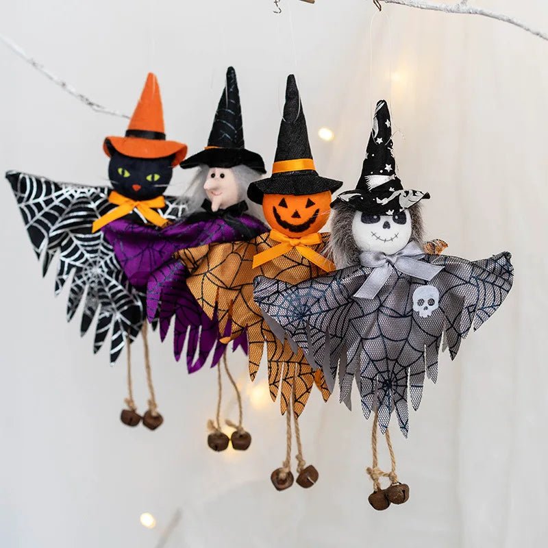 Halloween Ghost Pumpkin Witch Decor - Halloween - Party Banners & Hanging Ornaments - Scribble Snacks