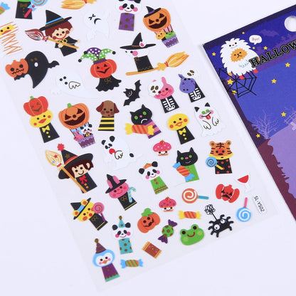 Halloween Gift Flat Adhesive PVC Stickers - 0 - Scribble Snacks