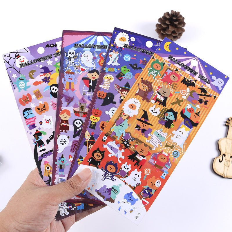 Halloween Gift Flat Adhesive PVC Stickers - 0 - Scribble Snacks