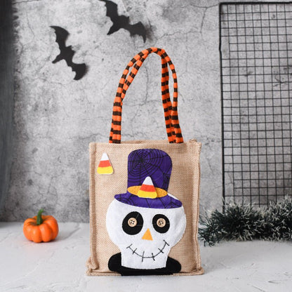 Halloween Gift Non - woven Tote Bag Candy Bag - 0 - Scribble Snacks