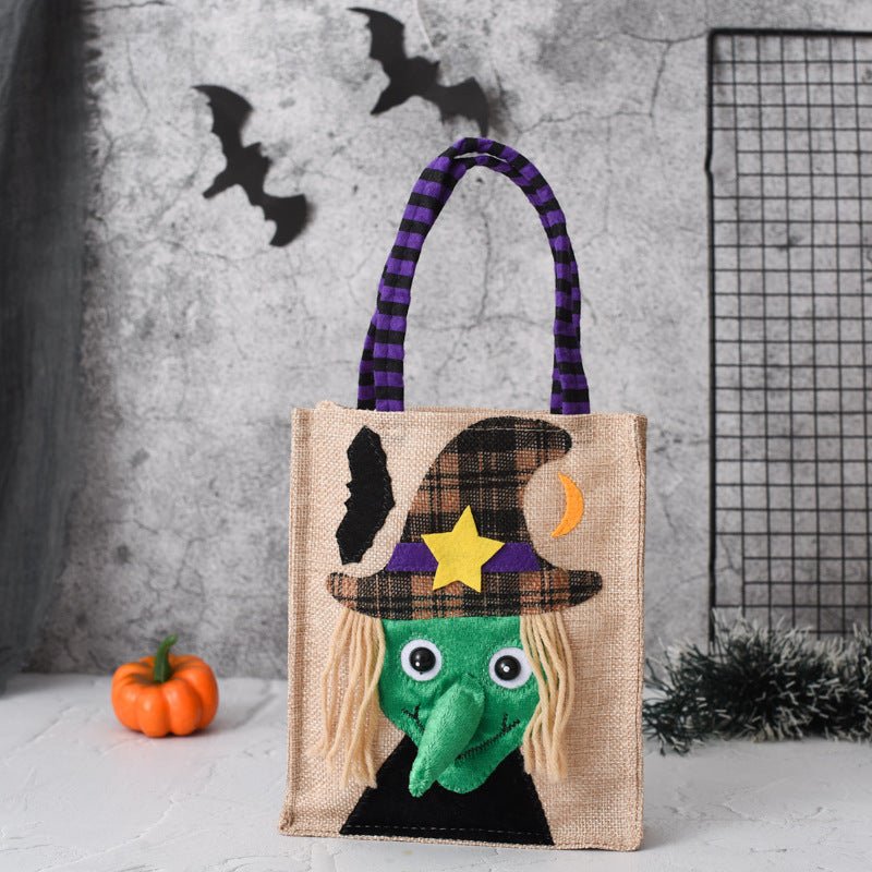 Halloween Gift Non - woven Tote Bag Candy Bag - 0 - Scribble Snacks