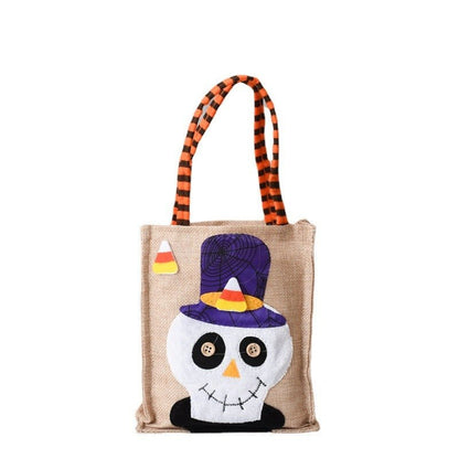 Halloween Gift Non - woven Tote Bag Candy Bag - 0 - Scribble Snacks