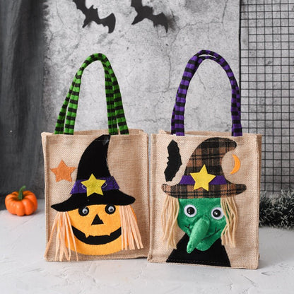 Halloween Gift Non - woven Tote Bag Candy Bag - 0 - Scribble Snacks