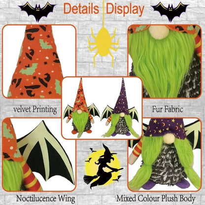 Halloween Glowing Bats Faceless Doll Halloween Decorations - 0 - Scribble Snacks