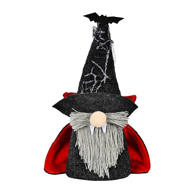 Halloween Gnomes Plush Decor Handmade Vampire Rudolph Gnomes - 0 - Scribble Snacks