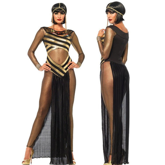 Halloween Greek Goddess Costume Ancient Cleopatra Uniform - 0 - Scribble Snacks