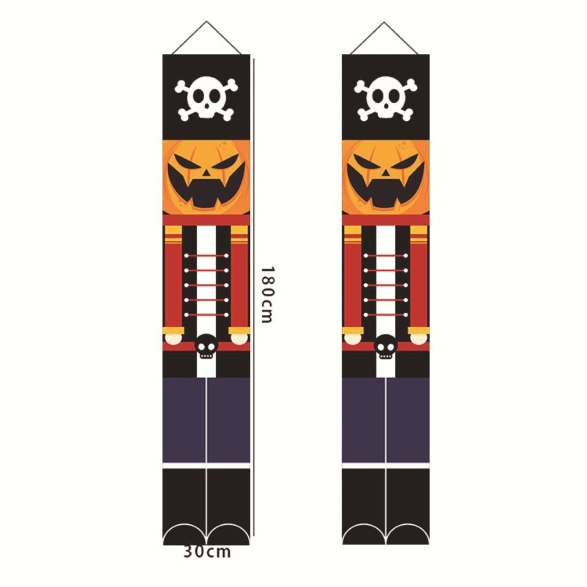 Halloween Halloween Soldier Model Nutcracker Banner Couplet - 0 - Scribble Snacks