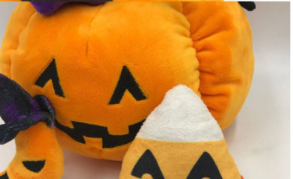 Halloween Hat Pumpkin Pillow Plush Toy - 0 - Scribble Snacks