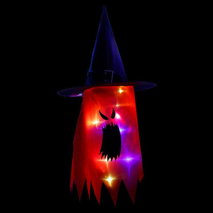 Halloween Holiday Decoration Lanterns Cloth Art Ghost Halloween String Lights - 0 - Scribble Snacks