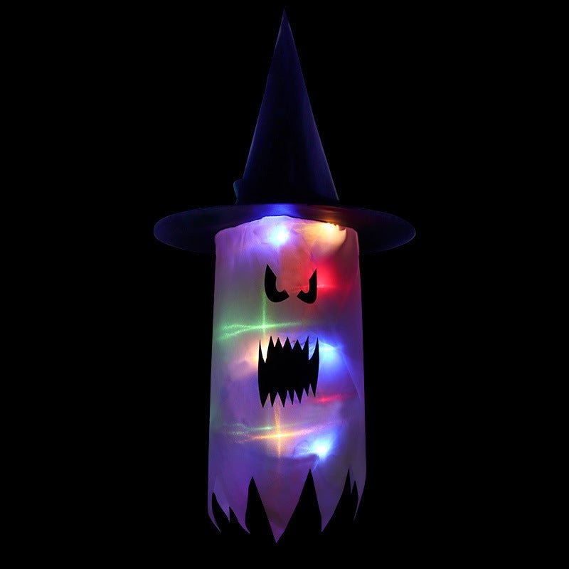 Halloween Holiday Decoration Lanterns Cloth Art Ghost Halloween String Lights - 0 - Scribble Snacks