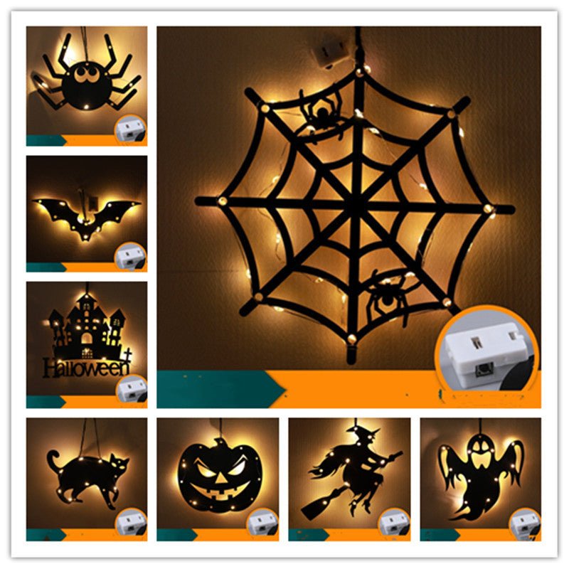 Halloween LED Decorative Lights Luminescent Spider Listing Home Decor Lamp - 0 - Scribble Snacks