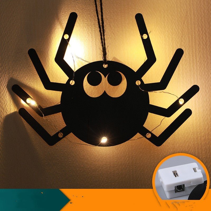 Halloween LED Decorative Lights Luminescent Spider Listing Home Decor Lamp - 0 - Scribble Snacks