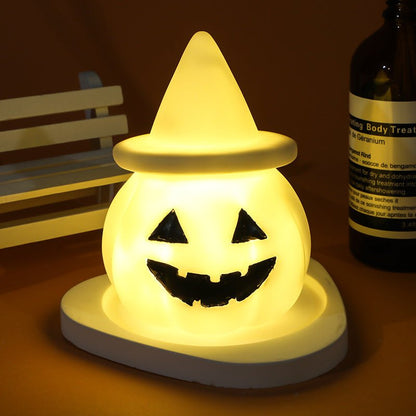 Halloween LED Glowing Cute Small Night Lamp Pumpkin Ghost Lamp Ornaments - 0 - Scribble Snacks