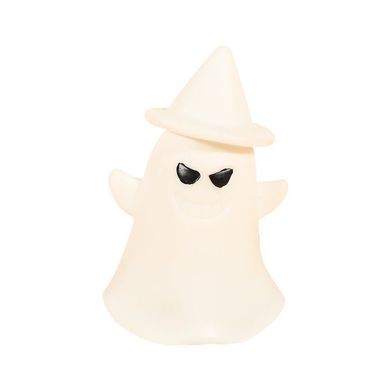 Halloween LED Glowing Cute Small Night Lamp Pumpkin Ghost Lamp Ornaments - 0 - Scribble Snacks