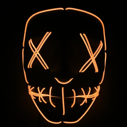 Halloween Led Glowing Full Face Mask - 0 - Scribble Snacks