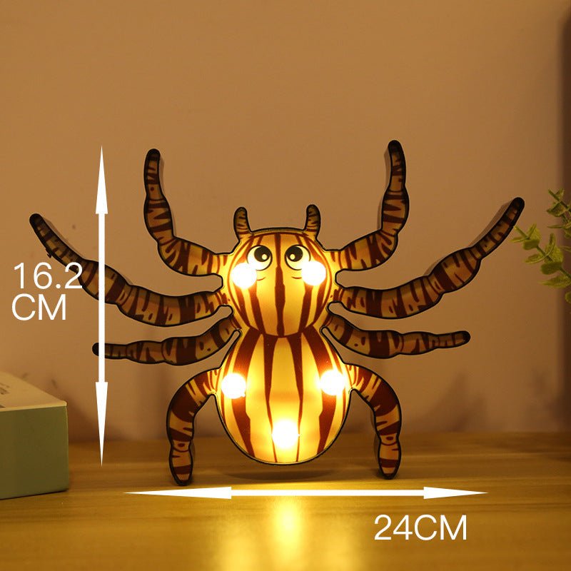 Halloween Lights Decoration LED Light Pumpkin Spider Bat Skull Outdoor Decorative Modeling Room Lights Decor Helloween Party - 0 - Scribble Snacks