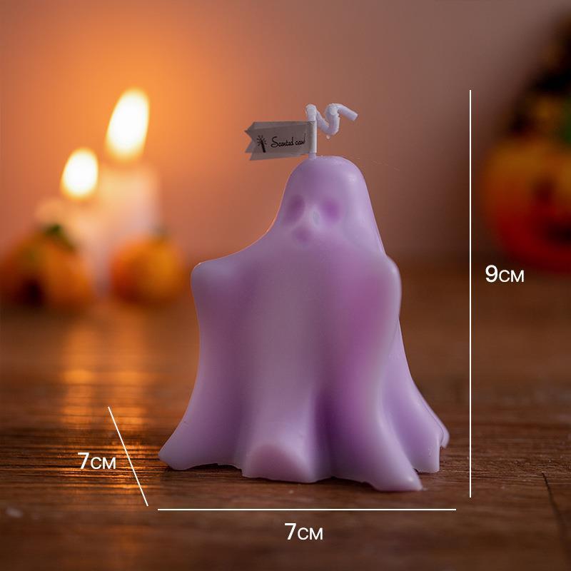 Halloween Little Ghost Aromatherapy Candle - 0 - Scribble Snacks