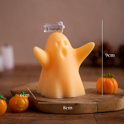 Halloween Little Ghost Aromatherapy Candle - 0 - Scribble Snacks