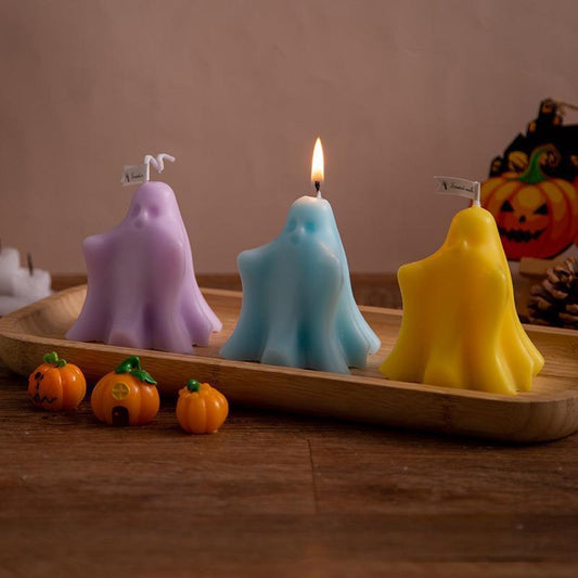 Halloween Little Ghost Aromatherapy Candle - 0 - Scribble Snacks