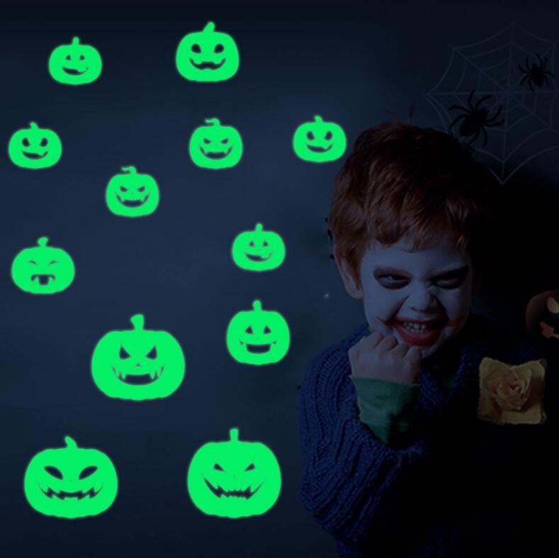 Halloween Luminous Carved Wall Stickers Fluorescent Stickers - 0 - Scribble Snacks